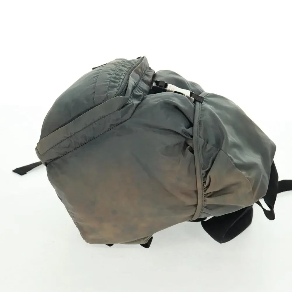 Prada Nylon Backpack Gray